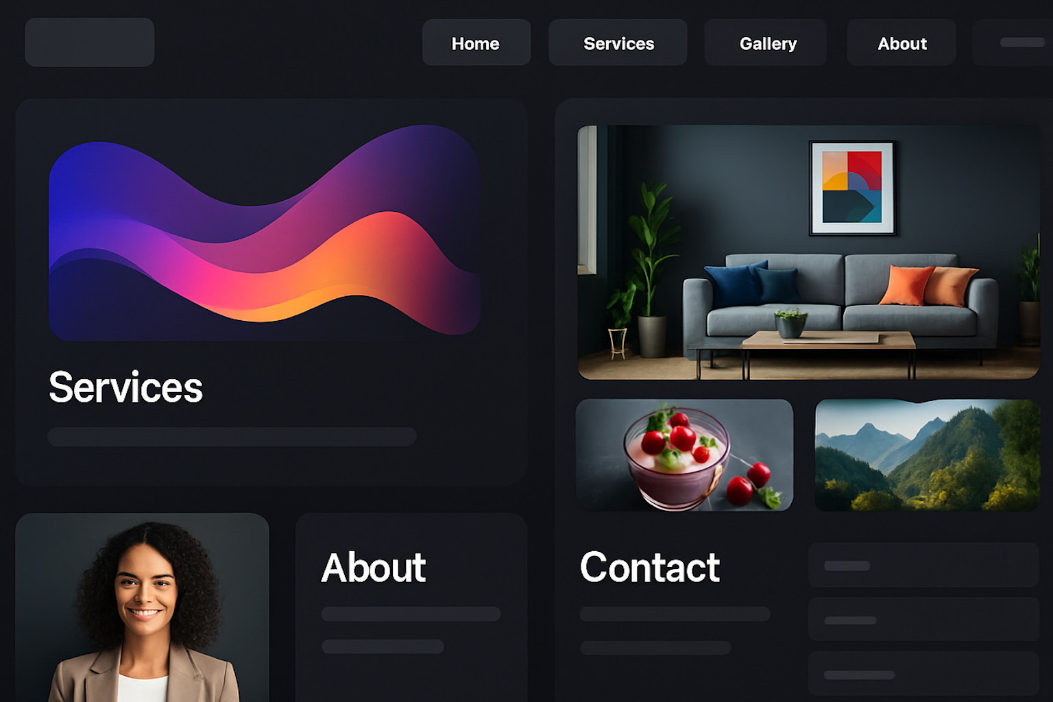 Complete Website Sections